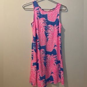 Lilly Pulitzer Kristen Swing Dress in Pineapple print size XXS